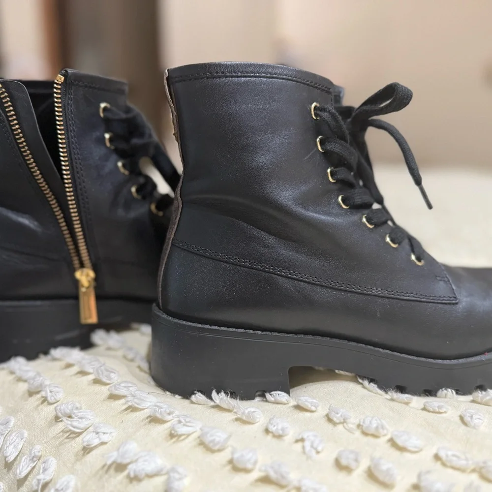 Michael Kors Black and Brown Boots - Picture 2 of 3